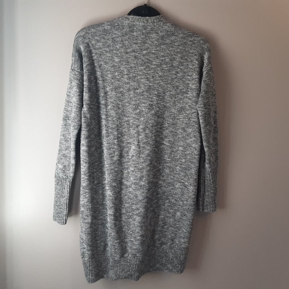 O'Neil Heather Grey Cotton Long Boyfriend Fit Cardigan XS - Picture 6 of 12